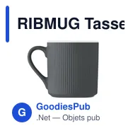 RIBMUG Tasse céramique striée 340 ml - Miniature 11