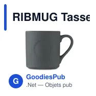 RIBMUG Tasse céramique striée 340 ml - Miniature 12