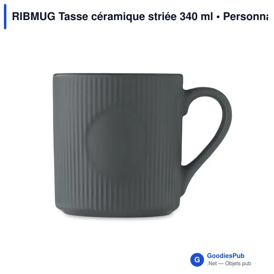 RIBMUG Tasse céramique striée 340 ml - Image 12