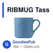 RIBMUG Tasse céramique striée 340 ml - Miniature 3