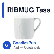 RIBMUG Tasse céramique striée 340 ml - Miniature 5