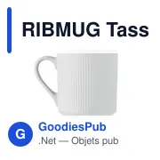 RIBMUG Tasse céramique striée 340 ml - Miniature 6