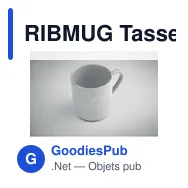 RIBMUG Tasse céramique striée 340 ml - Miniature 9