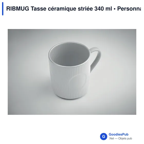 RIBMUG Tasse céramique striée 340 ml - Image 9