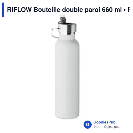 RIFLOW Bouteille double paroi 660 ml