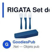 RIGATA Set de couverts en PP - Miniature 1