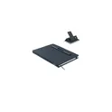 Variante bleu marine - Cahier A5 personnalisable avec support de téléphone - RINBOOKavec logo