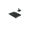 Variante noir - Cahier A5 personnalisable avec support de téléphone - RINBOOKavec logo