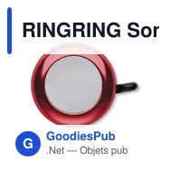 RINGRING Sonnette de vélo - Miniature 2