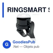 Sonnette de vélo personnalisable avec logo - RINGSMART - Miniature 1