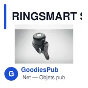 Sonnette de vélo personnalisable avec logo - RINGSMART - Miniature 4