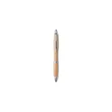 Variante argenté mat - RIO BAMBOO Stylo bille en ABS et bambou.