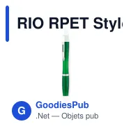 RIO RPET Stylo à bille en - Miniature 1