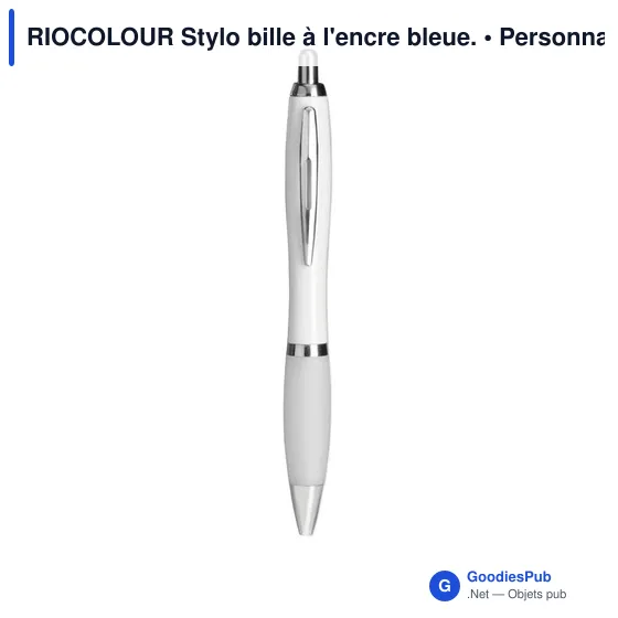 RIOCOLOUR Stylo bille à l'encre bleue. - Image 2