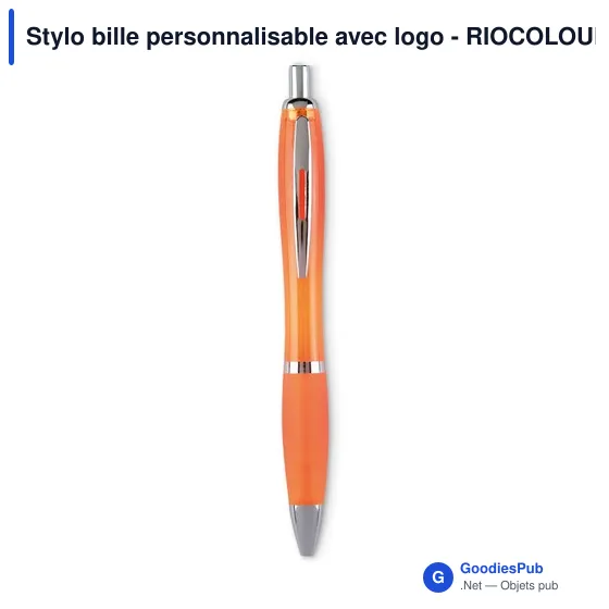 RIOCOLOUR Stylo bille à l'encre bleue. - Image 8