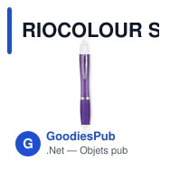 RIOCOLOUR Stylo bille à l'encre bleue. - Miniature 9