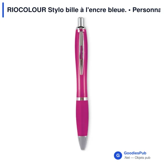 RIOCOLOUR Stylo bille à l'encre bleue. - Image 10