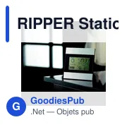 RIPPER Station météo noire et argent - Miniature 3