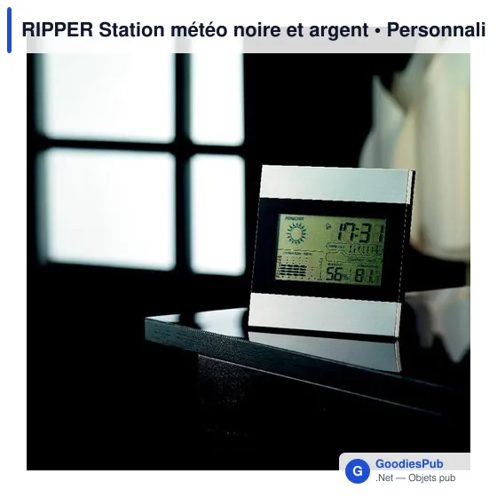 RIPPER Station météo noire et argent - Image 3