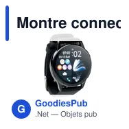 Montre connectée personnalisable avec logo - RIST - Miniature 1