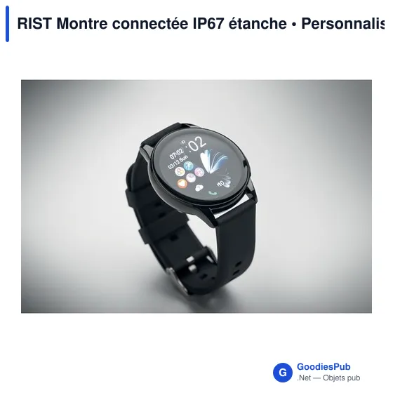 Montre connectée personnalisable avec logo - RIST - Image 2