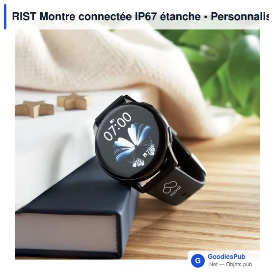 Montre connectée personnalisable avec logo - RIST - Image 3