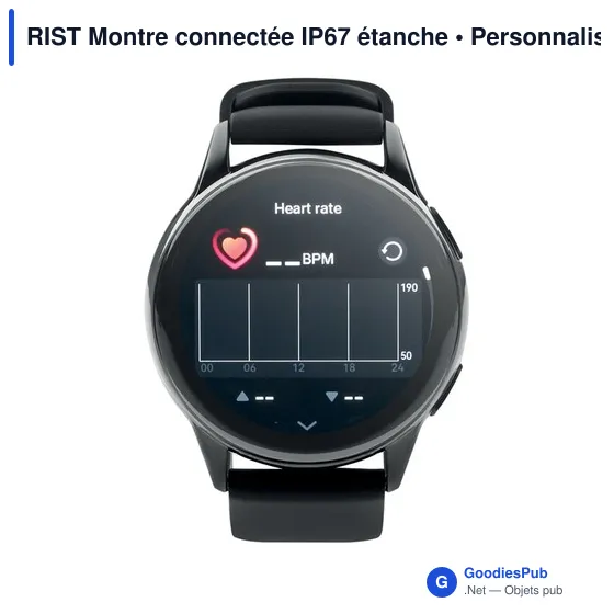 Montre connectée personnalisable avec logo - RIST - Image 8