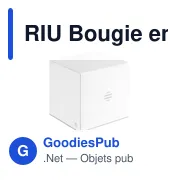 Bougie en cire végétale personnalisable avec logo - RIU - Miniature 3