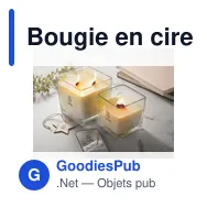 Bougie en cire végétale personnalisable avec logo - RIUADA - Miniature 2