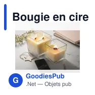 Bougie en cire végétale personnalisable avec logo - RIUADA - Miniature 3