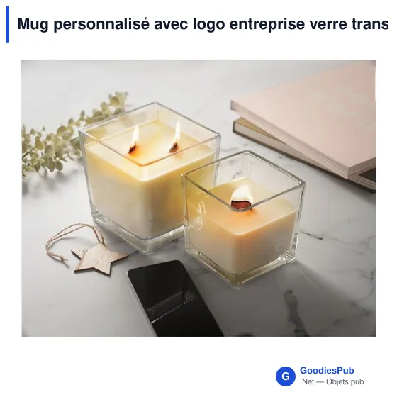 Bougie en cire végétale personnalisable avec logo - RIUADA - Image 3