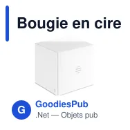 Bougie en cire végétale personnalisable avec logo - RIUADA - Miniature 5