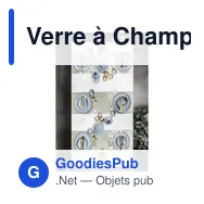 Verre à Champagne personnalisable Riviera - Logo bien mis en valeur - Miniature 1
