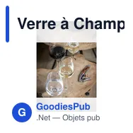 Verre à Champagne personnalisable Riviera - Logo bien mis en valeur - Miniature 3