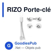 RIZO Porte-clés 3 types - Miniature 1