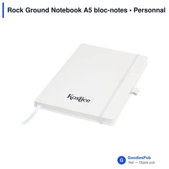 Carnet A5 personnalisable Rock Ground avec logo - Image 2