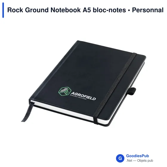 Carnet A5 personnalisable Rock Ground avec logo - Image 12