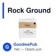 Carnet A5 personnalisable Rock Ground avec logo - Miniature 5