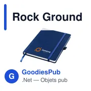 Carnet A5 personnalisable Rock Ground avec logo - Miniature 6