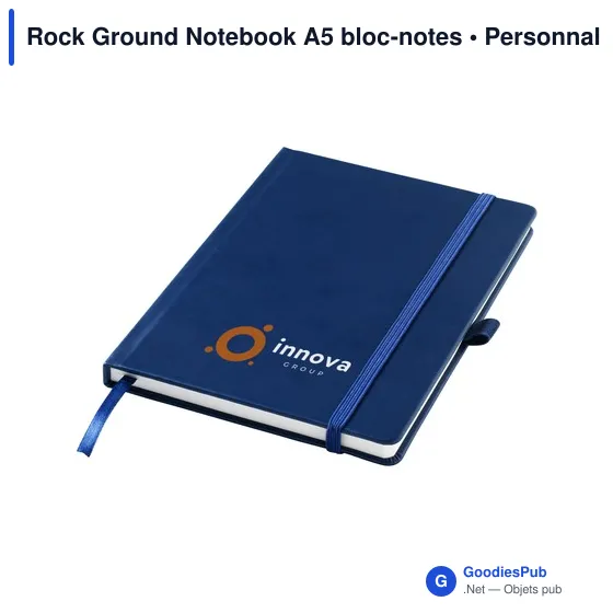Carnet A5 personnalisable Rock Ground avec logo - Image 6