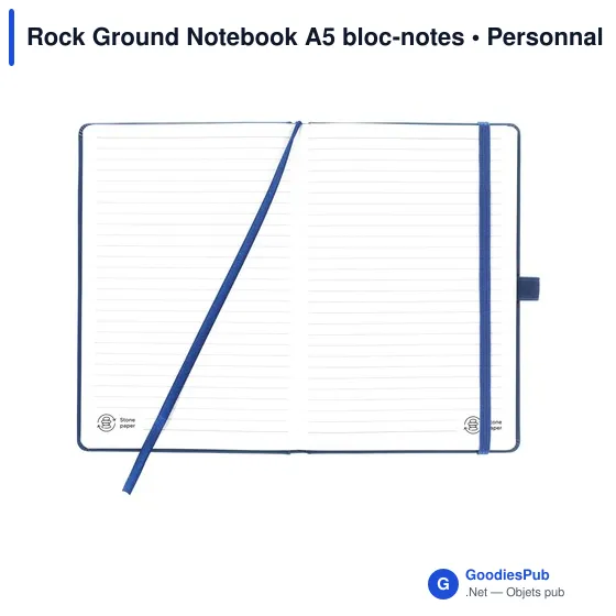 Carnet A5 personnalisable Rock Ground avec logo - Image 7
