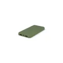 Variante Vert olive - Batterie externe personnalisable 10000 mAh en R-ABS avec logo - Rock