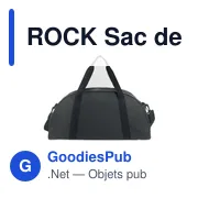 ROCK Sac de sport en PU souple - Miniature 3