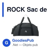 ROCK Sac de sport en PU souple - Miniature 4