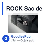 ROCK Sac de sport en PU souple - Miniature 5