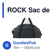 ROCK Sac de sport en PU souple - Miniature 6