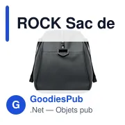 ROCK Sac de sport en PU souple - Miniature 7