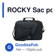 ROCKY Sac pour ordinateur RPET 600D - Miniature 3