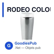 RODEO COLOUR Tasse de voyage double paroi - Miniature 1
