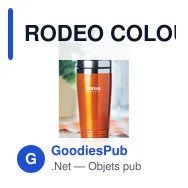 RODEO COLOUR Tasse de voyage double paroi - Miniature 12